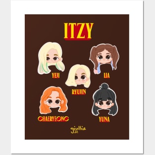 Itzy Not Shy fanart Posters and Art